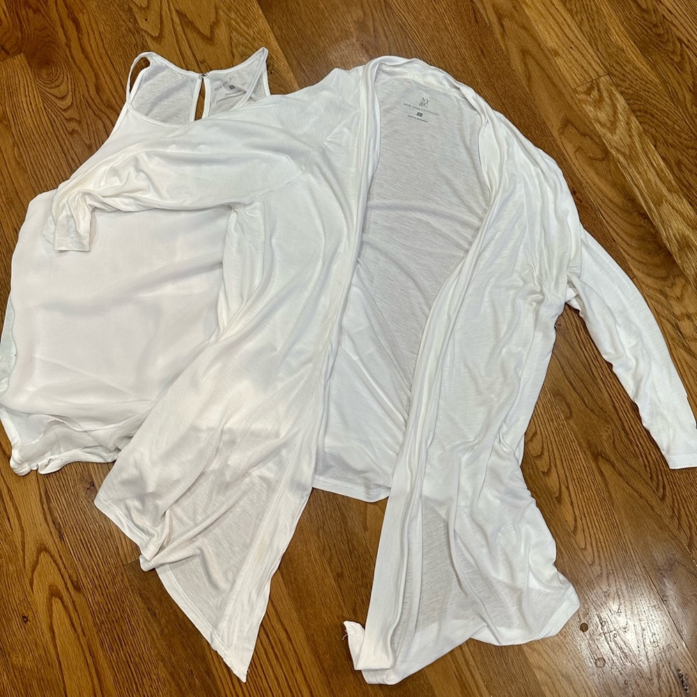 NY&Co cardigan & top